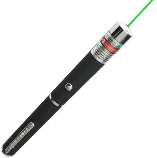 laser pointer green bright
